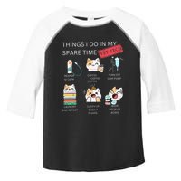 Thing I Do In My Spare Time Vet Tech Veterinary Technician Toddler Fine Jersey T-Shirt