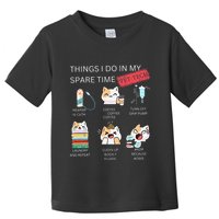 Thing I Do In My Spare Time Vet Tech Veterinary Technician Toddler T-Shirt