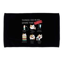 Thing I Do In My Spare Time Vet Tech Veterinary Technician Microfiber Hand Towel