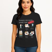 Thing I Do In My Spare Time Vet Tech Veterinary Technician Womens T-Shirt