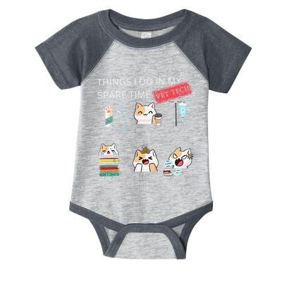 Thing I Do In My Spare Time Vet Tech Veterinary Technician Infant Baby Jersey Bodysuit
