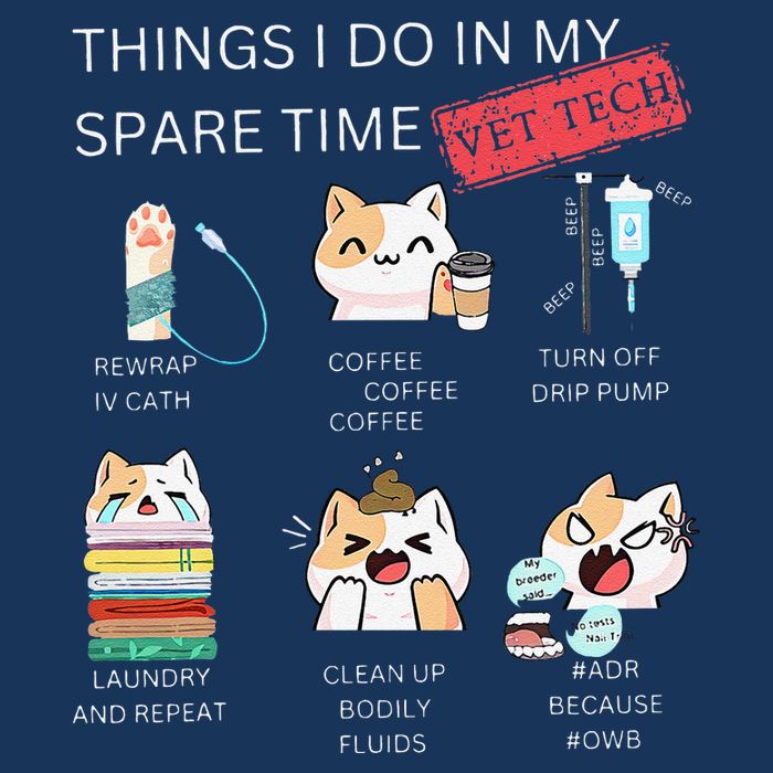 Thing I Do In My Spare Time Vet Tech Veterinary Technician Infant Baby Jersey Bodysuit