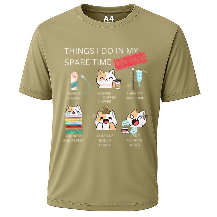 Thing I Do In My Spare Time Vet Tech Veterinary Technician Performance Shirt