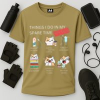 Thing I Do In My Spare Time Vet Tech Veterinary Technician Performance Shirt