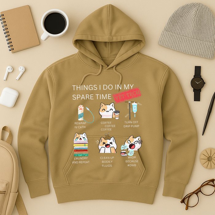 Thing I Do In My Spare Time Vet Tech Veterinary Technician Hoodie
