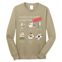 Thing I Do In My Spare Time Vet Tech Veterinary Technician Long Sleeve Shirt