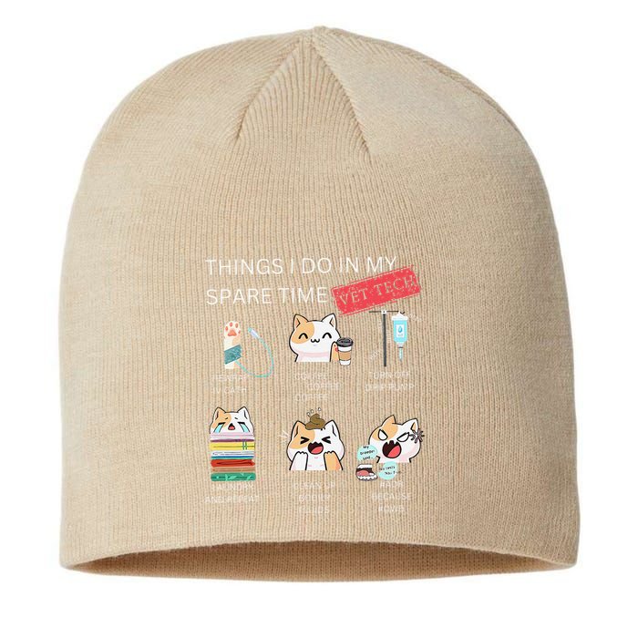 Thing I Do In My Spare Time Vet Tech Veterinary Technician Sustainable Beanie