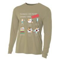 Thing I Do In My Spare Time Vet Tech Veterinary Technician Cooling Performance Long Sleeve Crew