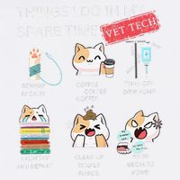 Thing I Do In My Spare Time Vet Tech Veterinary Technician Garment-Dyed Sweatshirt