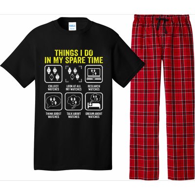 Things I Do In My Spare Time Horologist Watch Collector Pajama Set