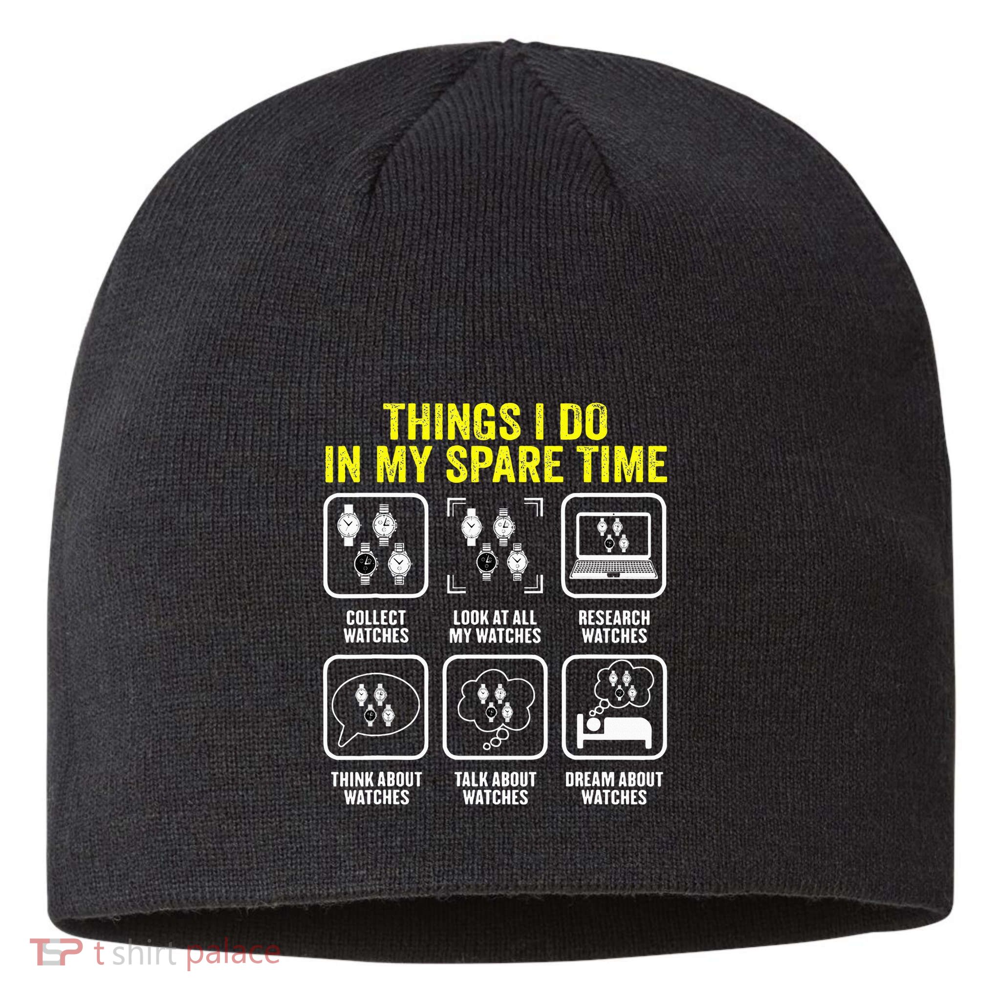 Things I Do In My Spare Time Horologist Watch Collector Sustainable Beanie