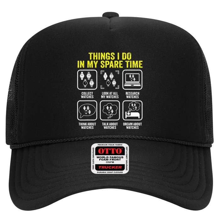 Things I Do In My Spare Time Horologist Watch Collector Hat