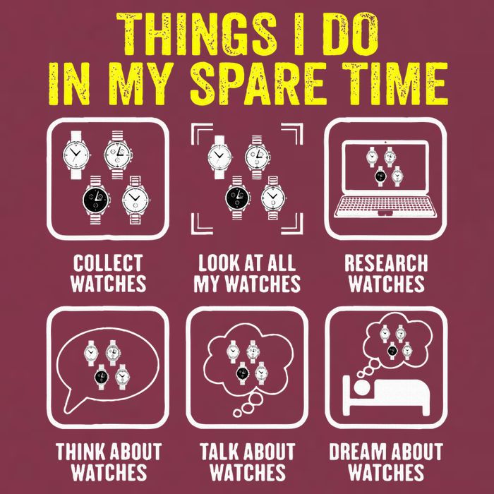 Things I Do In My Spare Time Horologist Watch Collector 16oz Travel Tumbler