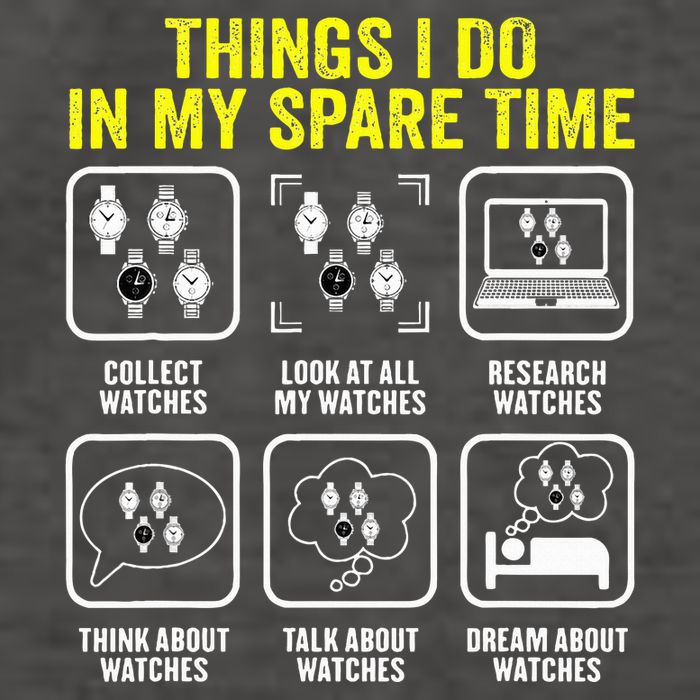 Things I Do In My Spare Time Horologist Watch Collector Vector Backpack