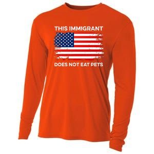 This Immigrant Does Not Eat Pets 2024 Cooling Performance Long Sleeve Crew