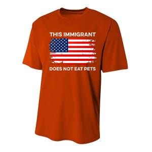 This Immigrant Does Not Eat Pets 2024 Performance Sprint T-Shirt