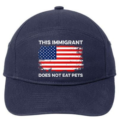 This Immigrant Does Not Eat Pets 2024 7-Panel Snapback Hat