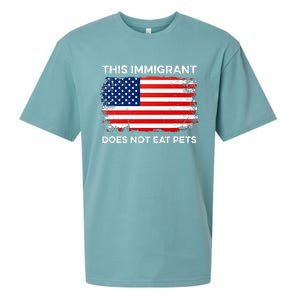 This Immigrant Does Not Eat Pets 2024 Sueded Cloud Jersey T-Shirt