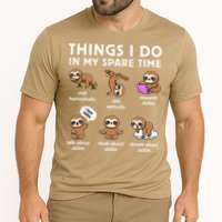 Things I Do In My Spare Time Chilling Sloth Cute Kawaii Performance Shirt
