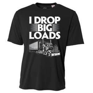 Truck I Drop Big Loads Cooling Performance Crew T-Shirt