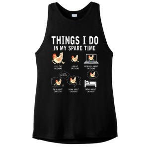 Things I Do In My Spare Time Ladies PosiCharge Tri-Blend Wicking Tank