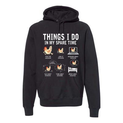 Things I Do In My Spare Time Premium Hoodie