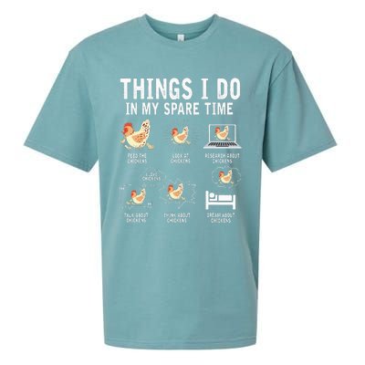 Things I Do In My Spare Time Sueded Cloud Jersey T-Shirt