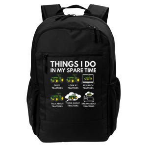 Things I Do In My Spare Time Farmer & Farming Gift Daily Commute Backpack