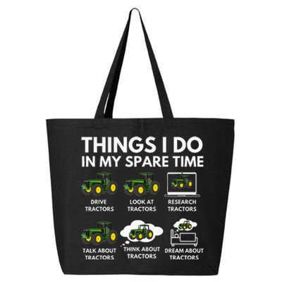 Things I Do In My Spare Time Farmer & Farming Gift 25L Jumbo Tote