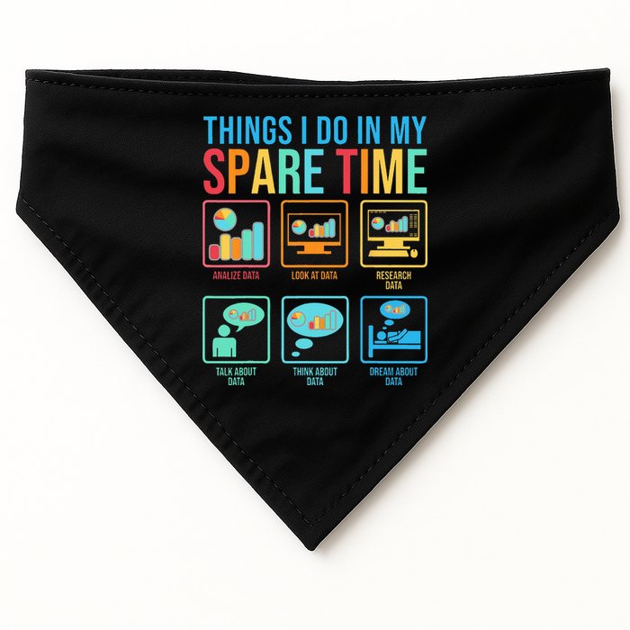 Things I Do In My Spare Time Statistics Data Science USA-Made Doggie Bandana
