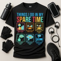 Things I Do In My Spare Time Statistics Data Science Performance Shirt