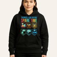 Things I Do In My Spare Time Statistics Data Science Hoodie