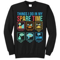 Things I Do In My Spare Time Statistics Data Science Sweatshirt