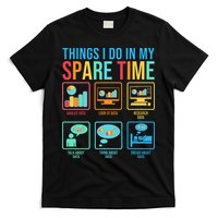 Things I Do In My Spare Time Statistics Data Science T-Shirt