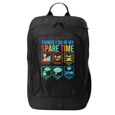 Things I Do In My Spare Time Statistics Data Science City Backpack