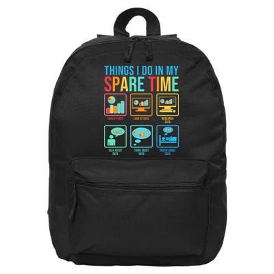 Things I Do In My Spare Time Statistics Data Science 16 in Basic Backpack