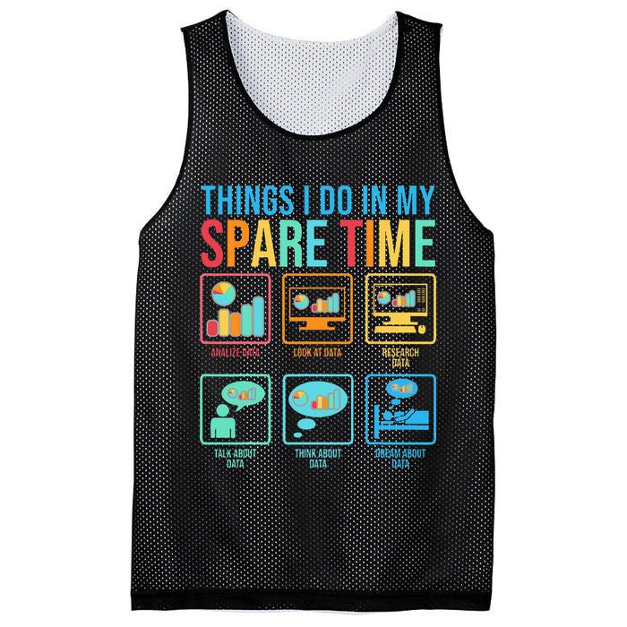 Things I Do In My Spare Time Statistics Data Science Mesh Reversible Basketball Jersey Tank