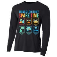 Things I Do In My Spare Time Statistics Data Science Cooling Performance Long Sleeve Crew