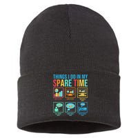 Things I Do In My Spare Time Statistics Data Science Sustainable Knit Beanie