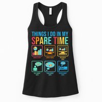 Things I Do In My Spare Time Statistics Data Science Womens Tank Top
