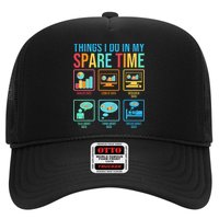 Things I Do In My Spare Time Statistics Data Science Trucker Hat