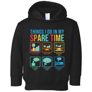 Things I Do In My Spare Time Statistics Data Science Toddler Hoodie