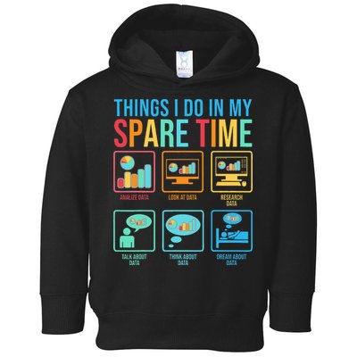 Things I Do In My Spare Time Statistics Data Science Toddler Hoodie