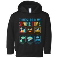 Things I Do In My Spare Time Statistics Data Science Toddler Hoodie