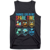 Things I Do In My Spare Time Statistics Data Science Tank Top