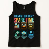 Things I Do In My Spare Time Statistics Data Science Tank Top