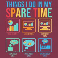 Things I Do In My Spare Time Statistics Data Science 16oz Travel Tumbler