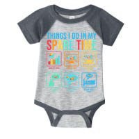 Things I Do In My Spare Time Statistics Data Science Infant Baby Jersey Bodysuit