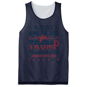 Trump Inauguration Day 2025 For Native Americans Mesh Reversible Basketball Jersey Tank