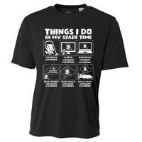 Things I Do In My Spare Time Vacuum Cleaning Cooling Performance Crew T-Shirt